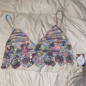 NWT Knitted crop top